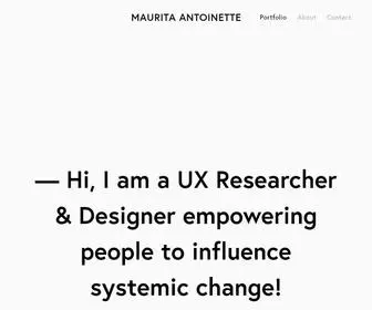 Mauritaantoinette.com(Maurita Antoinette) Screenshot