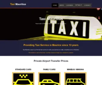 Mauritius-Airport-Taxi.com(Taxi Mauritius) Screenshot