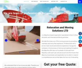 Mauritius-Relocation.com(About Mauritius Relocation and Moving Solution Ltd) Screenshot