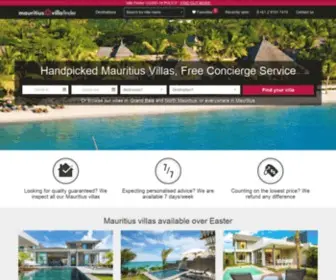 Mauritius-Villa.com(Mauritius Villas for rent) Screenshot