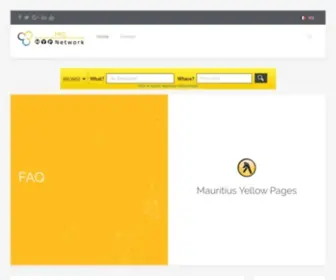 Mauritius-Yellow-Pages.info(Frequently Asked Questions) Screenshot