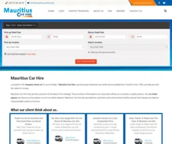 Mauritiuscarhire.biz(Mauritius Car Hire) Screenshot