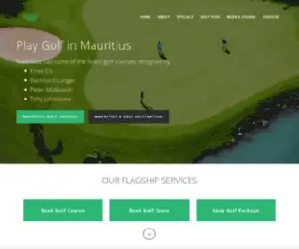 Mauritiusgolftours.com(First Golf Specialist in Mauritius) Screenshot