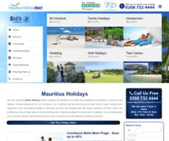 Mauritiusholidaysdirect.co.uk(Mauritiusholidaysdirect) Screenshot