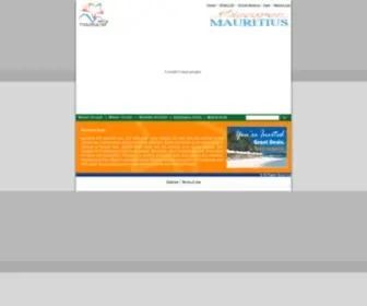 Mauritius.net(The Official Site for Mauritius) Screenshot