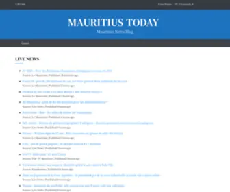 Mauritiustoday.com(Live News) Screenshot