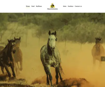 MauritzFontein.com(Stud farm) Screenshot