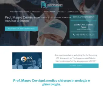 Maurocervigni.it(Medico chirurgo in urologia e ginecologia) Screenshot