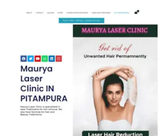 Mauryalaserclinic.com(MAURYA LASER CLINIC) Screenshot