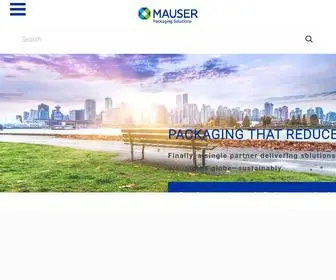 Mauserpackaging.com(Mauser Packaging Solutions) Screenshot