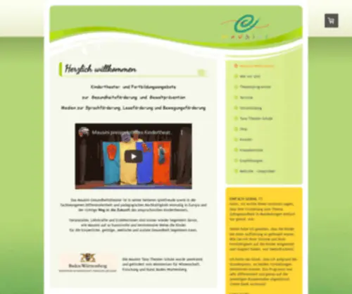 Mausini.com(Kindertheater Sprachförderung) Screenshot