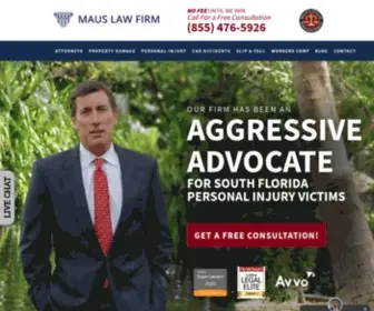 Mauslawfirm.com(Fort Lauderdale Personal Injury Lawyer) Screenshot