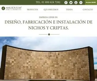 Mausoleum.com.mx(Venta y fabricación de nichos) Screenshot