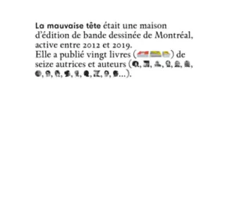 Mauvaisetete.com(Bande dessinée) Screenshot