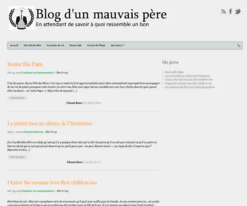 Mauvaispere.fr(Mauvaispere) Screenshot