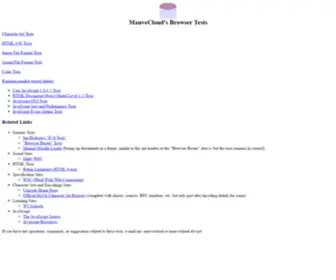 Mauvecloud.net(MauveCloud's Browser Tests) Screenshot