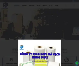 Mavachhungphat.com(Mã Vạch Hưng Phát) Screenshot