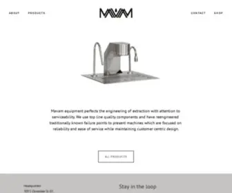 Mavamespresso.com(Mavam Espresso Machines) Screenshot