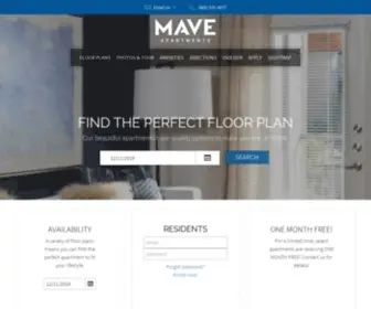 Maveapartments.com(The Mave) Screenshot