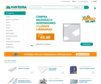 Mavegsa.com(Especialistas en Drywall y Techos) Screenshot