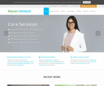Maven-Infotech.com(IT Consulting) Screenshot