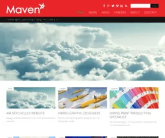 Maven.sc(Creative Agency specialising in Design) Screenshot