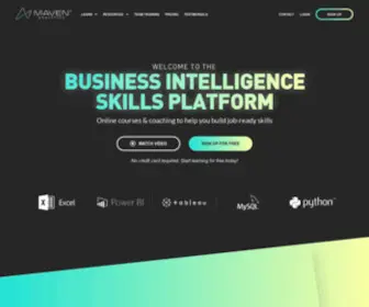 Mavenanalytics.io(Mavenanalytics) Screenshot