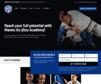 Mavenbjj.com(The Woodlands Martial Arts & Fitness) Screenshot