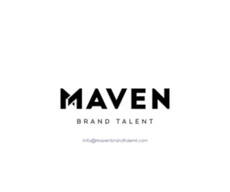 Mavenbrandtalent.com(Maven Brand Talent) Screenshot