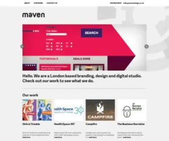 Mavendesign.co.uk(Design Understood) Screenshot