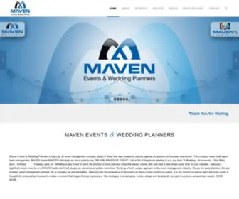 Mavenevent.com(Event management company) Screenshot