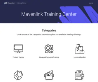 Mavenlinktrainingcenter.com(Mavenlink Training Center) Screenshot