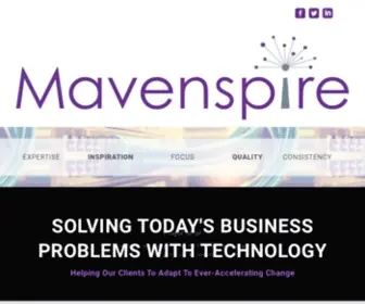 Mavenspire.com(Smart as a Service (SMARTaaS)) Screenshot