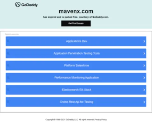 Mavenx.com(Mavenx) Screenshot