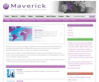 Maverick-OS.com(Strategic consulting and operational outsource services for the publishing industry) Screenshot