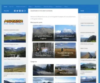Maverick.uk.com(Maverick Outdoor Accessories) Screenshot