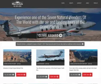 Maverickairlines.com(Grand Canyon Plane Tour) Screenshot