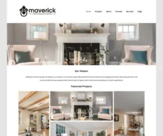 Maverickhomedesign.com(Maverick Home Design & Staging) Screenshot