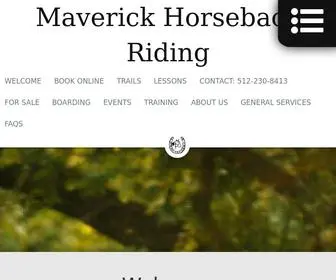 Maverickhorsebackriding.com(Just another WordPress site) Screenshot