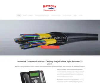 Maverickinc.com(Maverick Communications) Screenshot