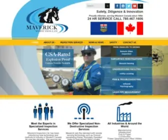 Maverickinspection.com(Alberta's Maverick) Screenshot