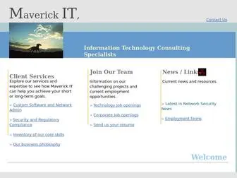 Maverickit.com(Maverick IT) Screenshot