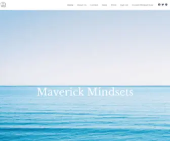 Maverickmindsets.com(Maverick Mindsets blogs for mindfulness and motivation) Screenshot