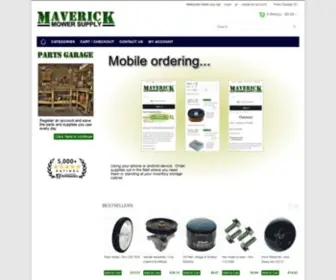 Maverickmowersupply.com(Maverick Mower Supply) Screenshot