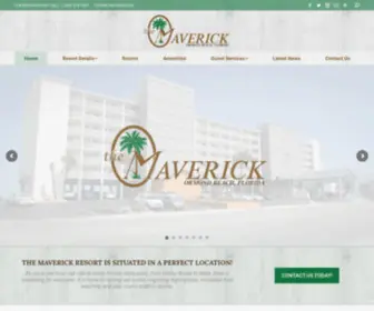 Maverickormond.com(The Maverick Resort in Ormond Beach) Screenshot