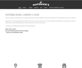 Maverickswoodgrill.com(Maverick's Wood Grill) Screenshot