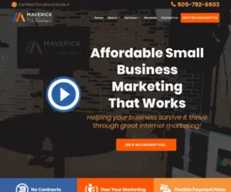 Maverickwebmarketing.com(Maverick Web Marketing) Screenshot