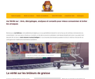 Maveritesur.com(Ma Vérité sur) Screenshot