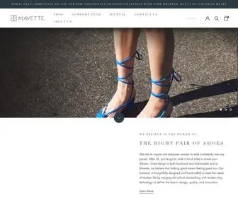 Mavette.com(Women's Footwear) Screenshot