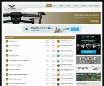MavicPilots.com(DJI Mavic Drone Forum) Screenshot
